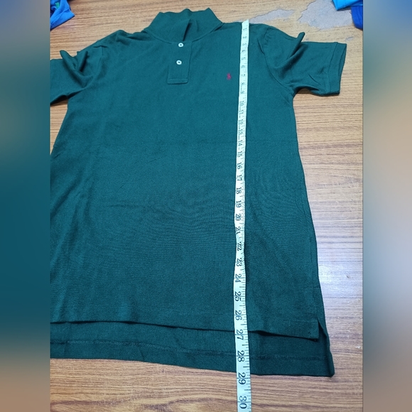 Polo ralph lauren tshirt green logo red size L - Picture 11 of 11